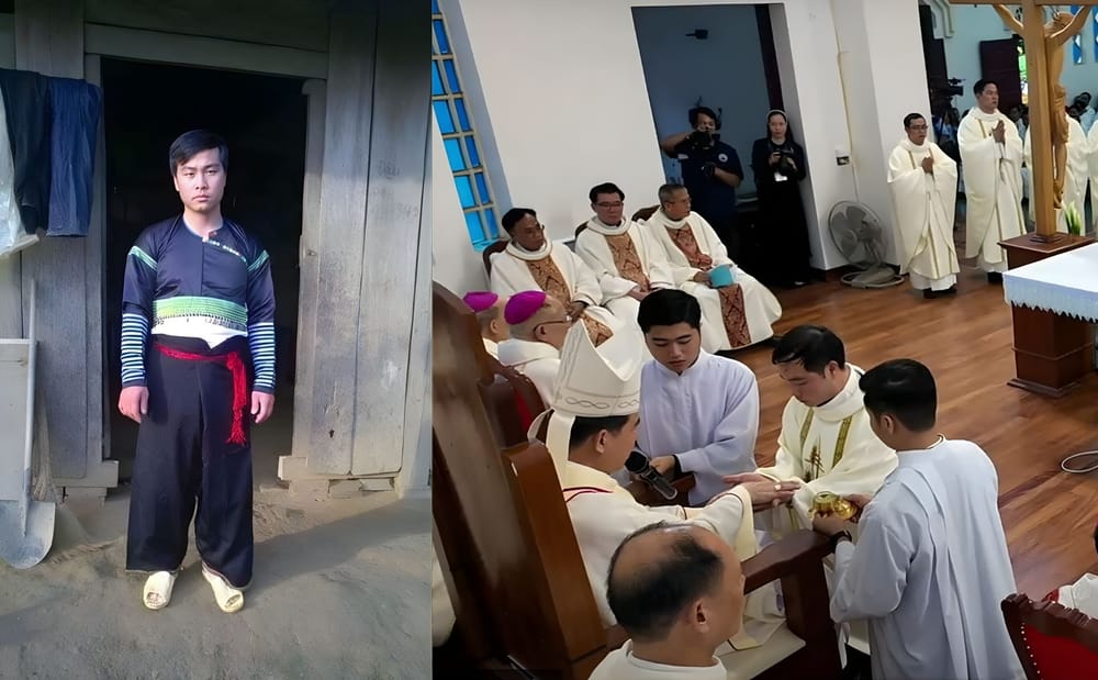 Thêm một linh mục người H'Mông được truyền chức tại Giáo Phận Hưng Hóa