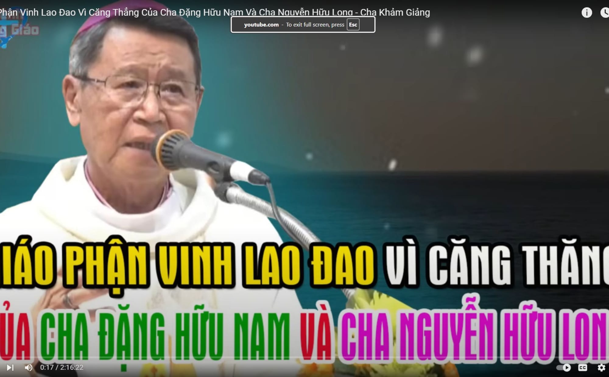 Truyền thông bẩn sử dụng AI để làm giả phát ngôn của Đức Cha Phêrô Nguyễn Văn Khảm?