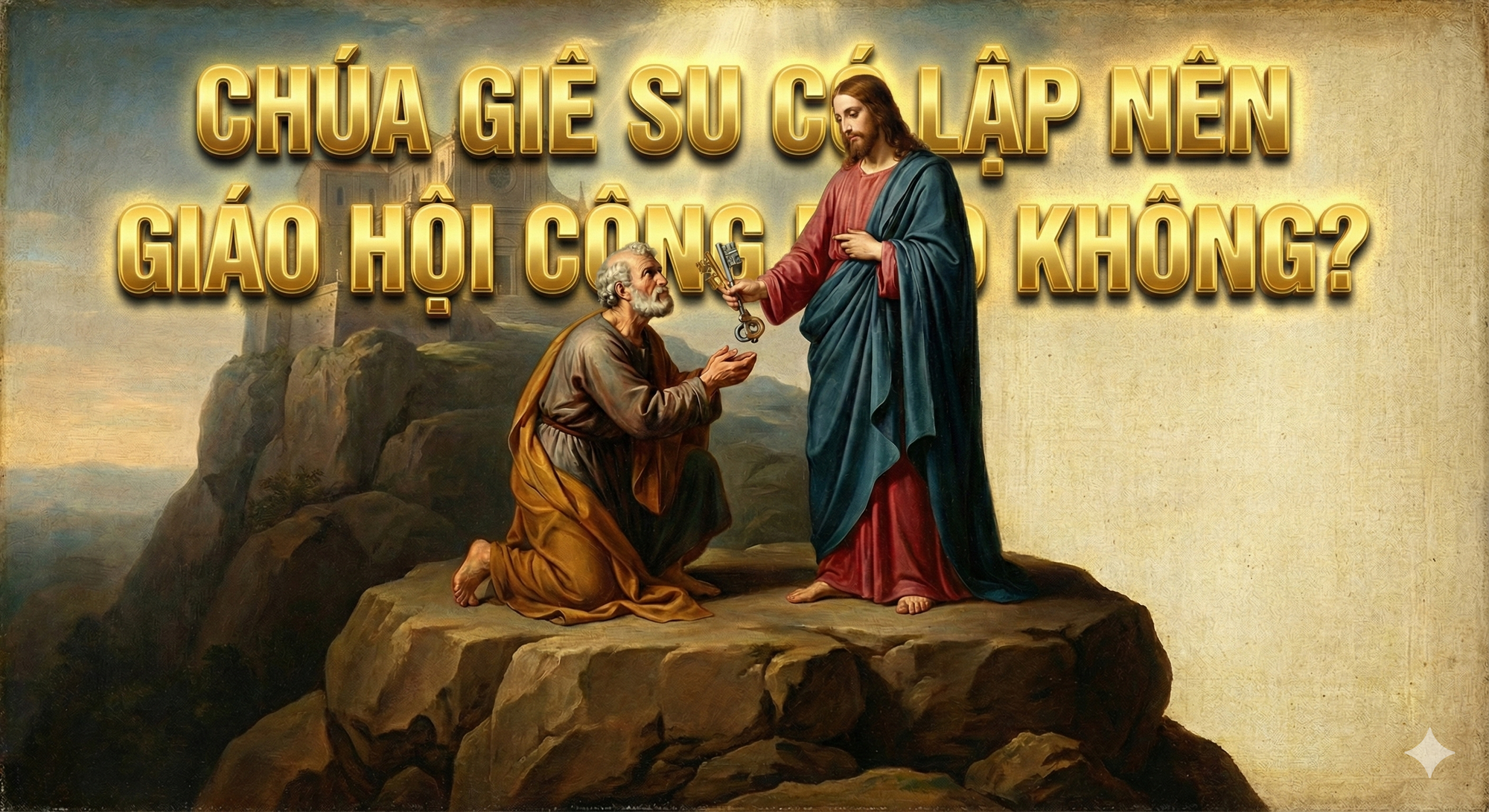 Chúa Giê-su có lập nên Giáo hội Công giáo không?