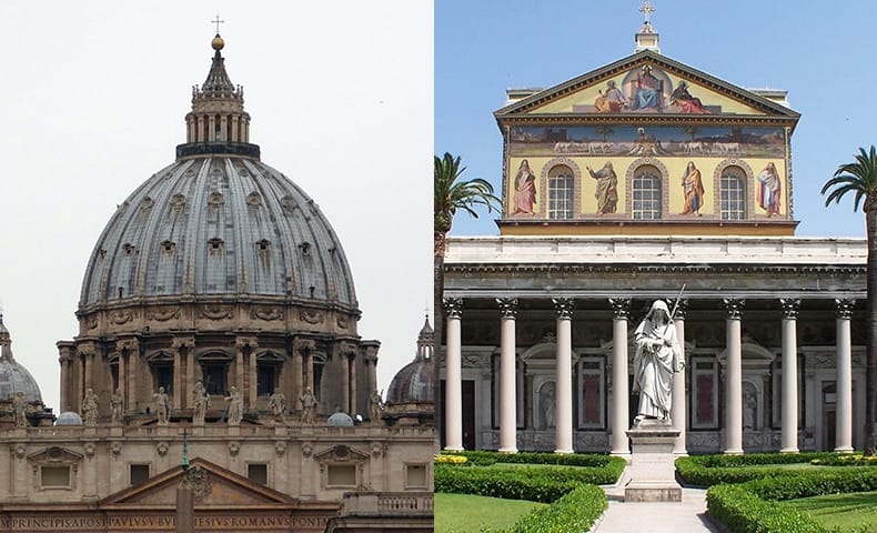 Ngày 18/11: Lễ Cung Hiến Các Đền Thờ Thánh Phêrô và Thánh Phaolô