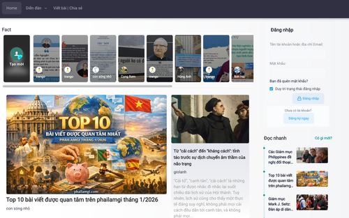 Phailamgi.com: "Cẩm nang" của Học thuyết Xã hội và Tiếng nói của một Giáo hội Hiệp hành