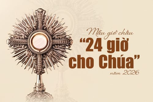 Mẫu giờ Chầu Thánh Thể 24h cho Chúa - Cho giới cao niên
