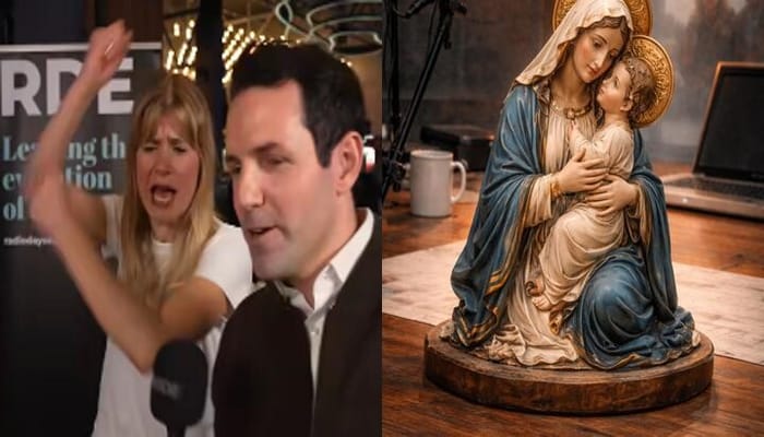 Đài phát thanh Bỉ xin lỗi sau hành động đập phá tượng Chúa Giêsu và Đức Mẹ